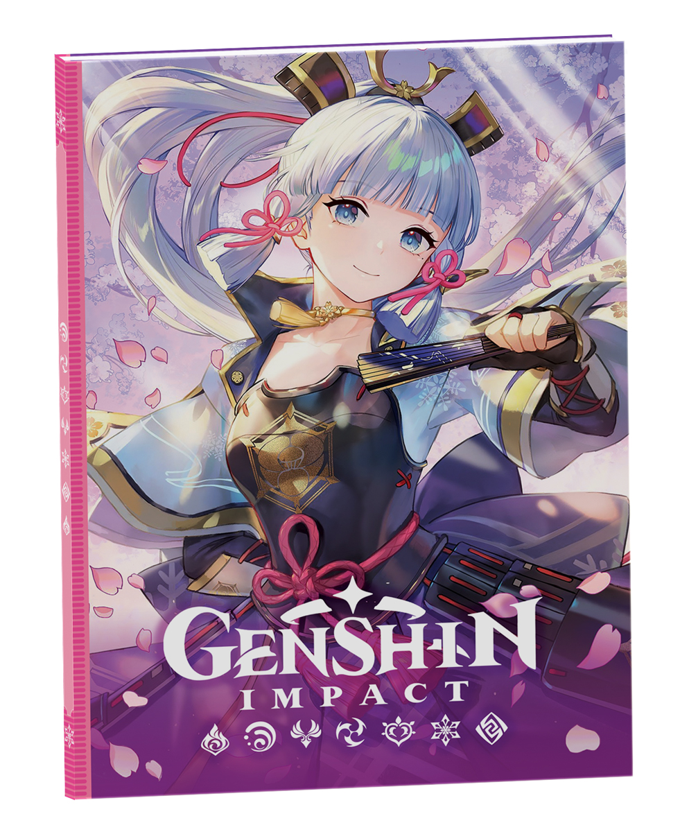 Genshin Impact на каждый день с наклейками (розовый)